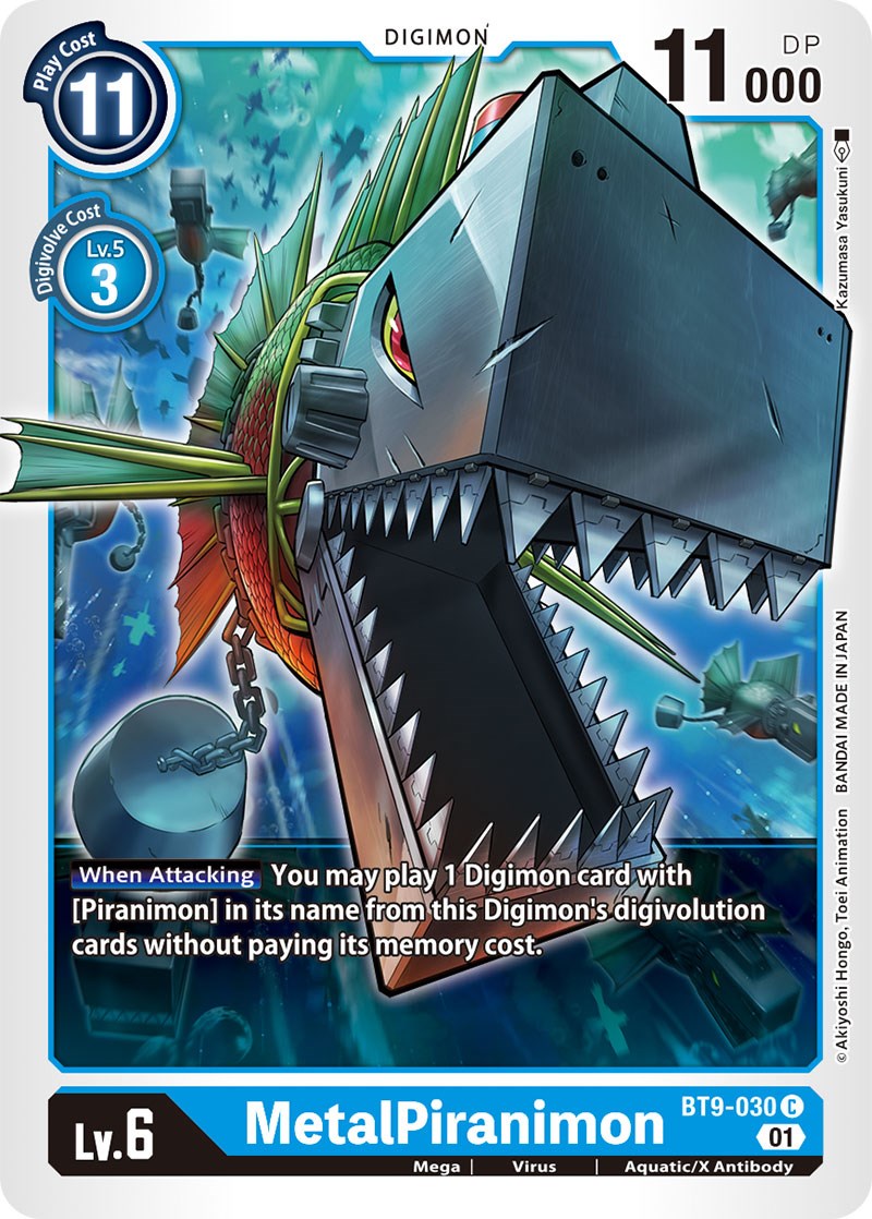 MetalPiranimon [BT9-030] [X Record] | Card Merchant Takapuna