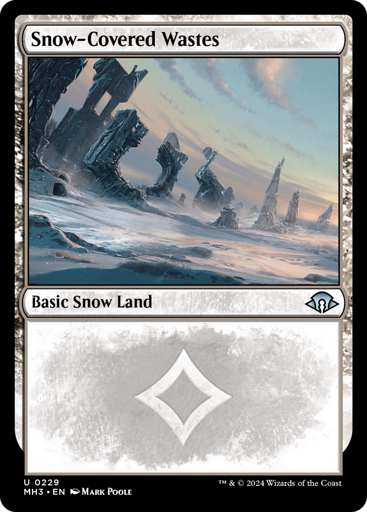 Snow-Covered Wastes (0229) [Modern Horizons 3] | Card Merchant Takapuna