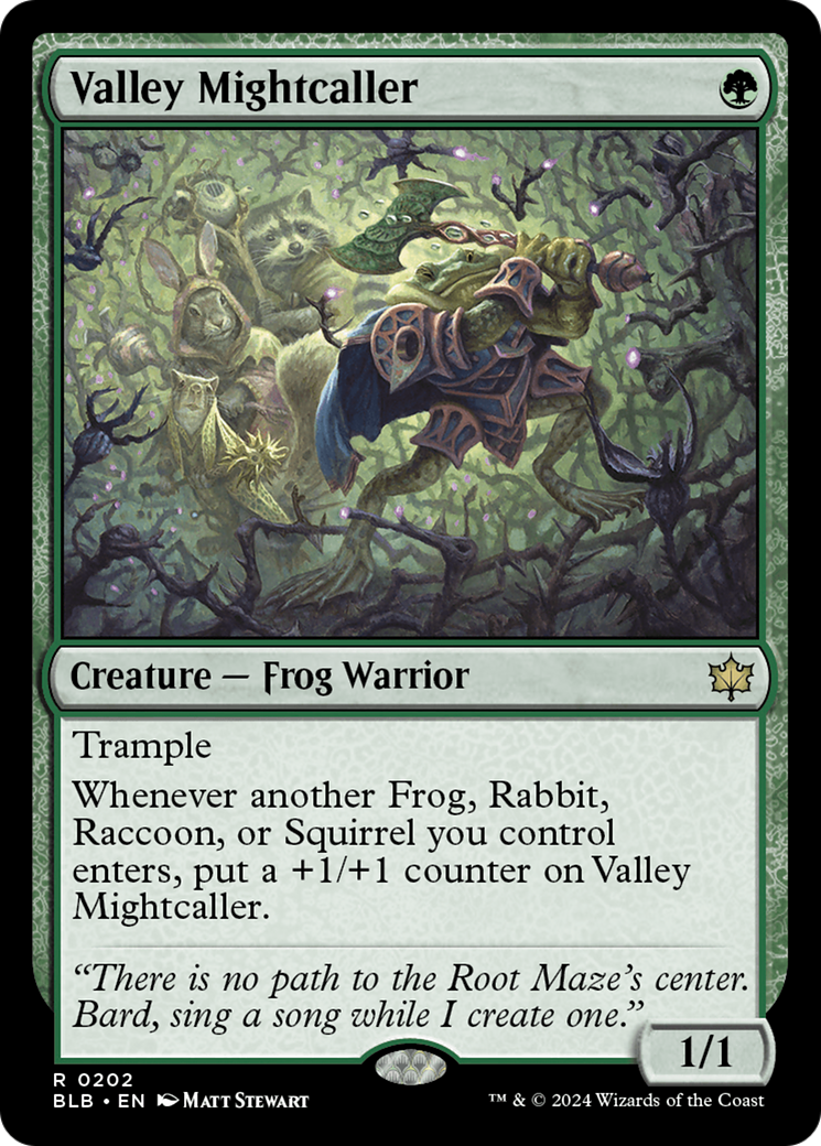 Valley Mightcaller [Bloomburrow] | Card Merchant Takapuna