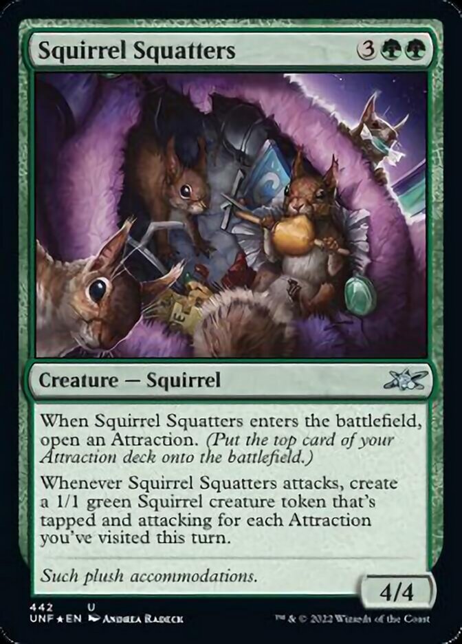 Squirrel Squatters (Galaxy Foil) [Unfinity] | Card Merchant Takapuna