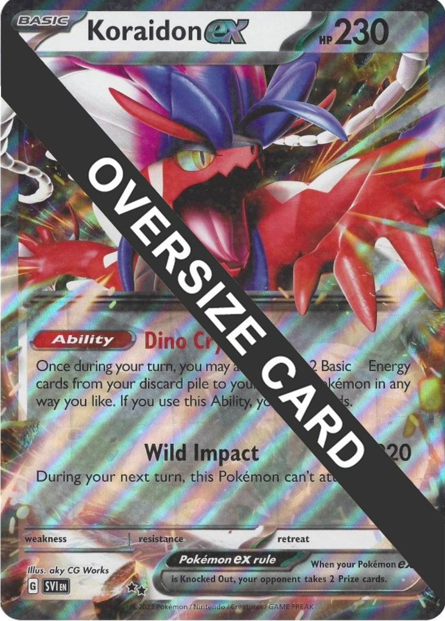 Koraidon ex (125/198) (Jumbo Card) [Scarlet & Violet: Base Set] | Card Merchant Takapuna