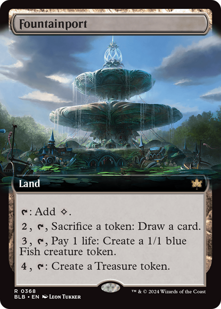 Fountainport (Extended Art) [Bloomburrow] | Card Merchant Takapuna