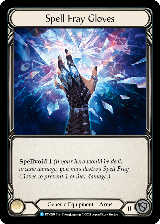 Spell Fray Gloves [DYN238] (Dynasty)  Rainbow Foil | Card Merchant Takapuna