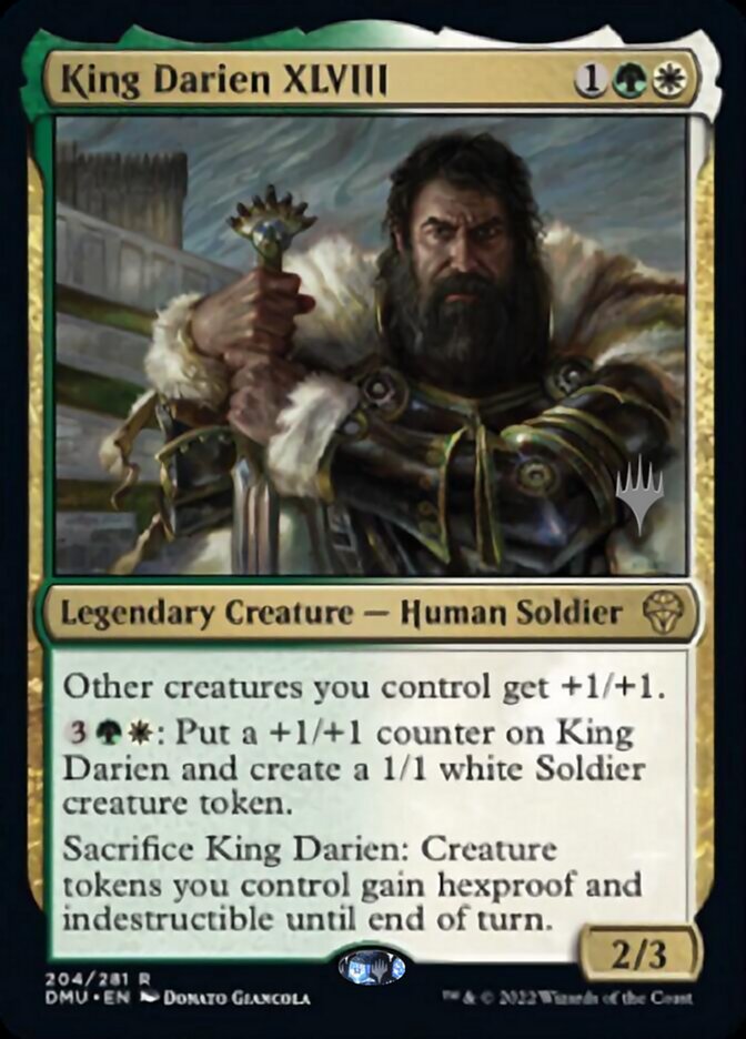 King Darien XLVIII (Promo Pack) [Dominaria United Promos] | Card Merchant Takapuna