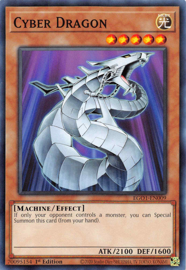 Cyber Dragon [EGO1-EN009] Common | Card Merchant Takapuna