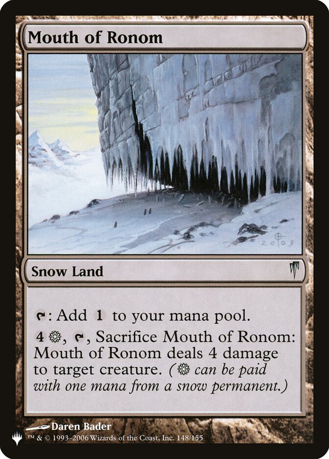 Mouth of Ronom [The List] | Card Merchant Takapuna