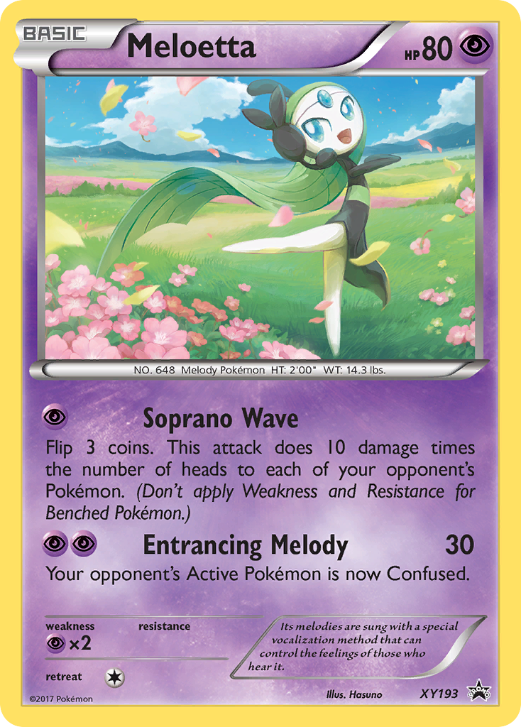 Meloetta (XY193) [XY: Black Star Promos] | Card Merchant Takapuna