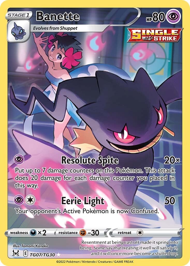 Banette (TG07/TG30) [Sword & Shield: Lost Origin] | Card Merchant Takapuna