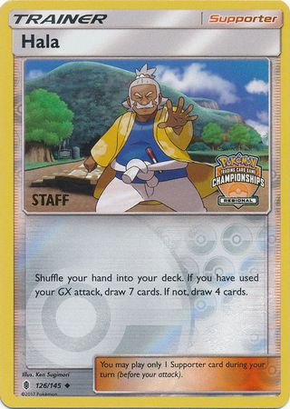 Hala (126/145) (Regional Championship Promo Staff) [Sun & Moon: Guardians Rising] | Card Merchant Takapuna