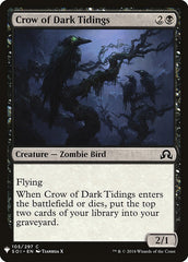 Crow of Dark Tidings [Mystery Booster] | Card Merchant Takapuna