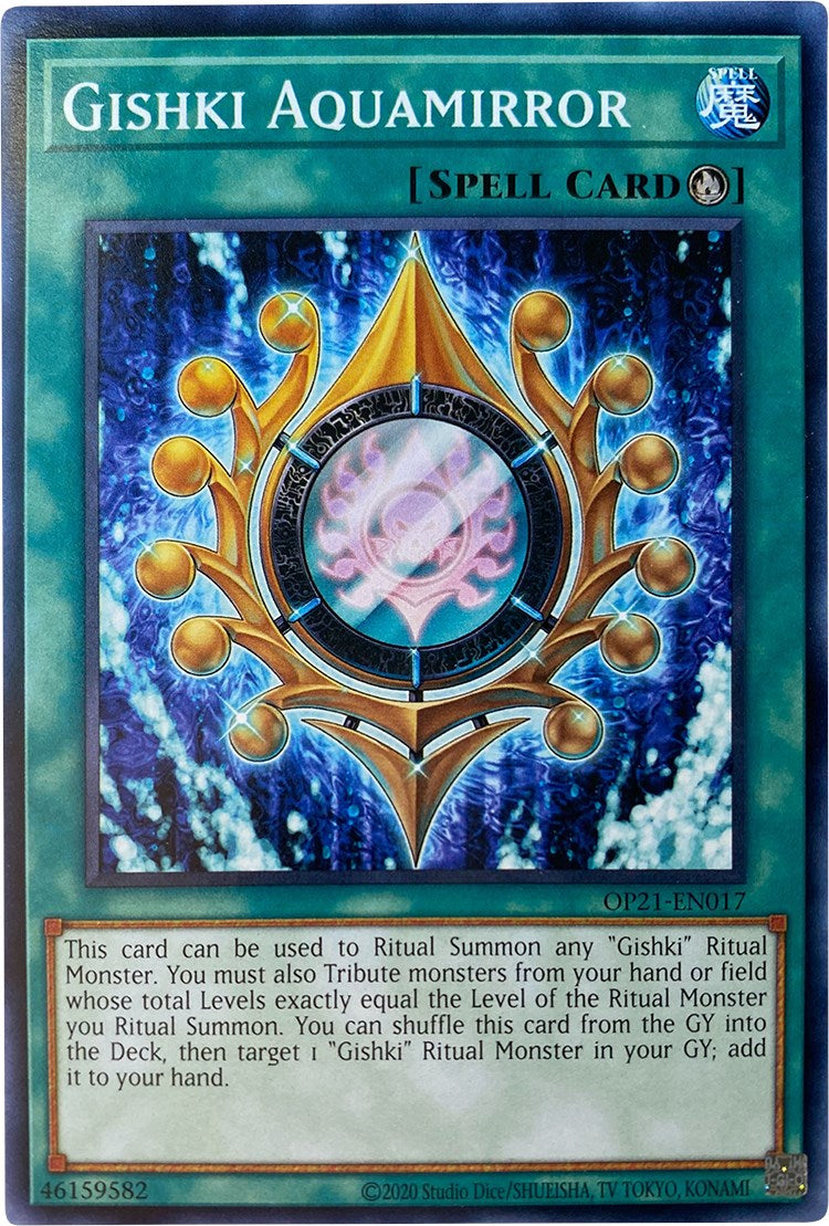 Gishki Aquamirror [OP21-EN017] Common | Card Merchant Takapuna