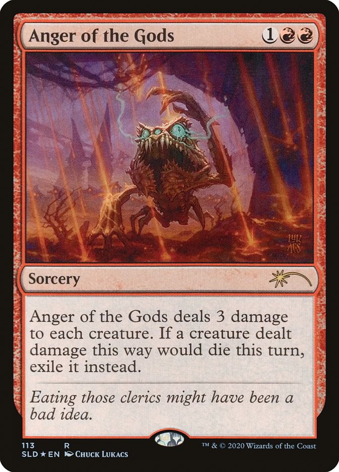 Anger of the Gods [Secret Lair Drop Series] | Card Merchant Takapuna