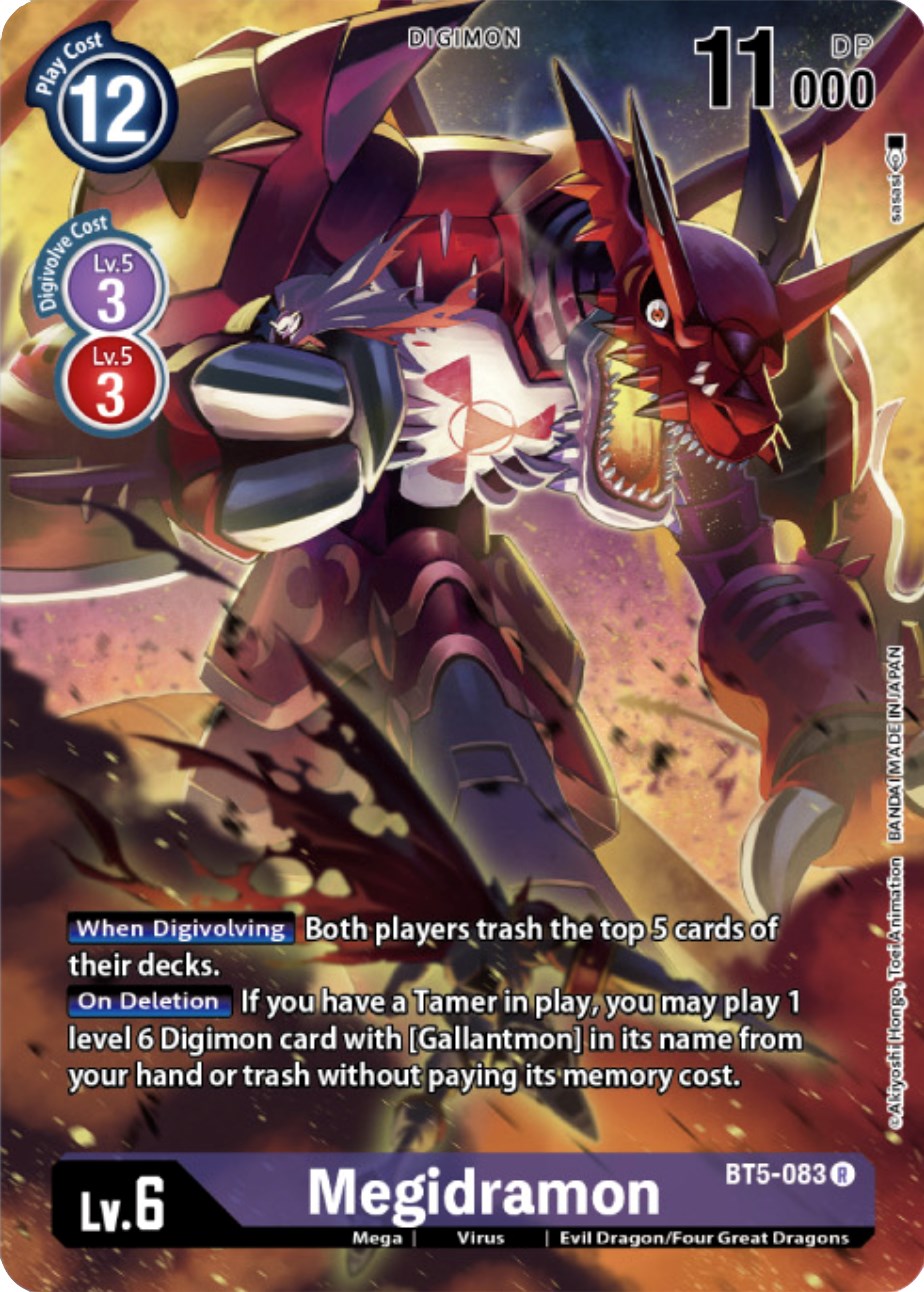 Megidramon [BT5-083] (Digimon Card Game Deck Box Set) [Battle of Omni Promos] | Card Merchant Takapuna