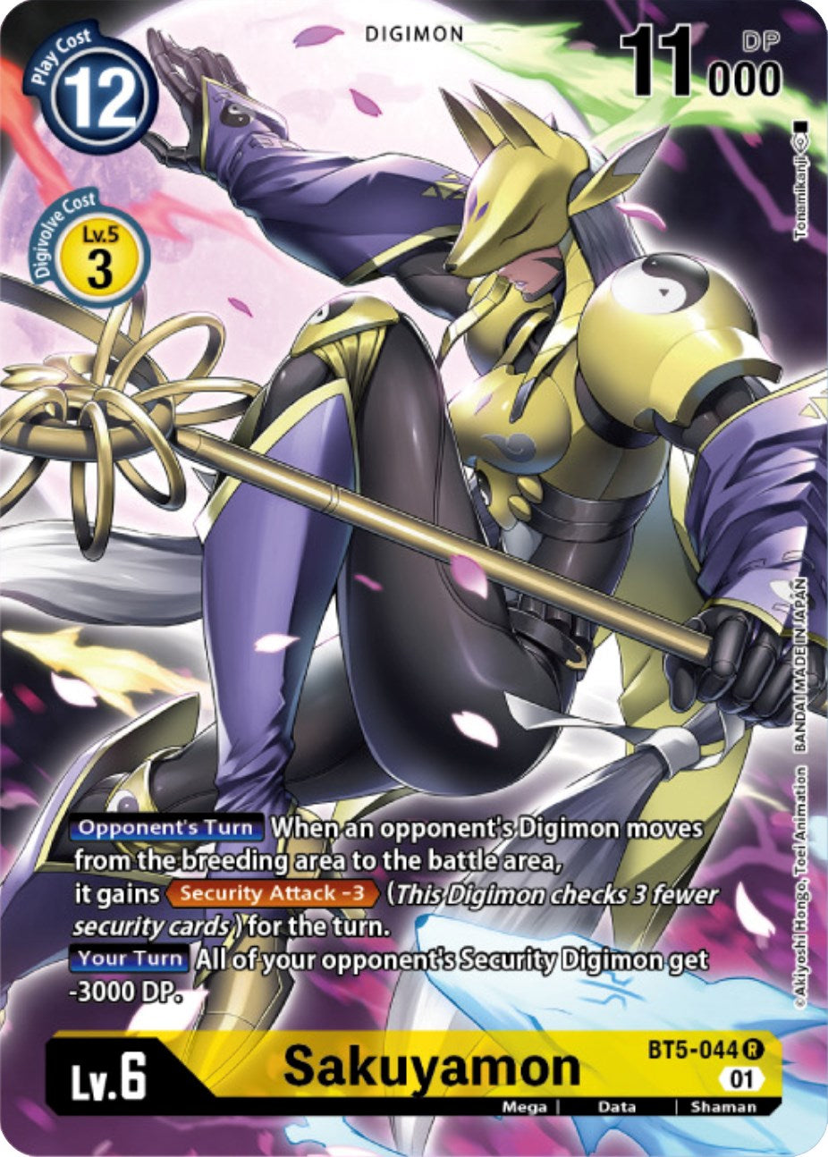 Sakuyamon [BT5-044] (Digimon Card Game Deck Box Set) [Battle of Omni Promos] | Card Merchant Takapuna