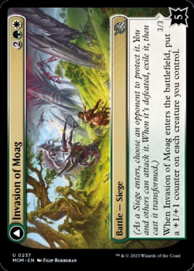 Invasion of Moag // Bloomweaver Dryads [March of the Machine] | Card Merchant Takapuna