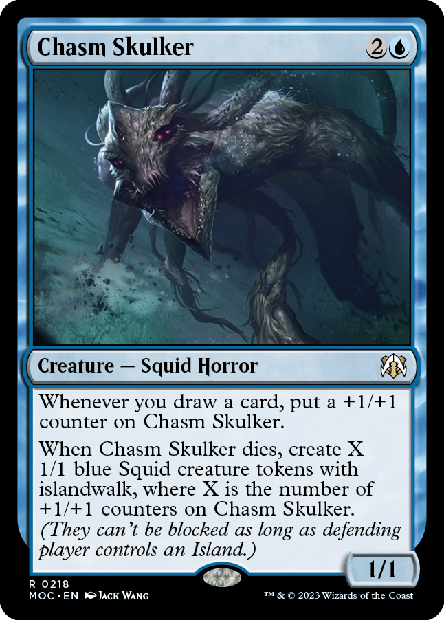 Chasm Skulker [March of the Machine Commander] | Card Merchant Takapuna