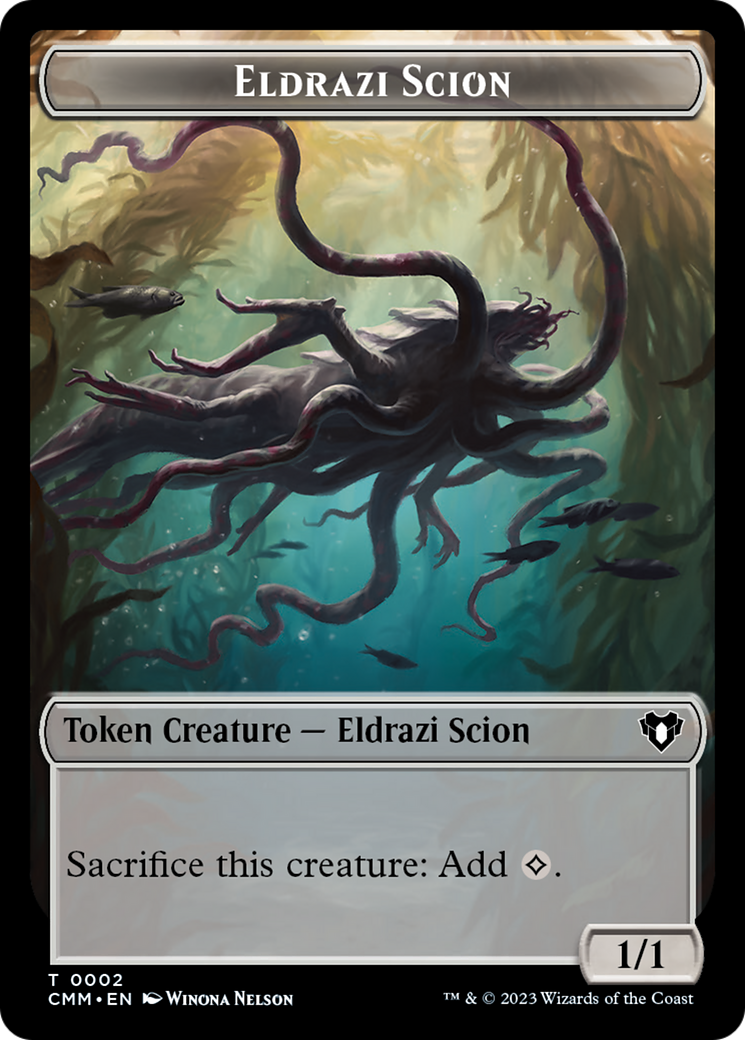 Spirit // Eldrazi Scion Double-Sided Token [Commander Masters Tokens] | Card Merchant Takapuna