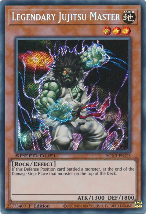 Legendary Jujitsu Master [SGX3-ENI15] Secret Rare | Card Merchant Takapuna