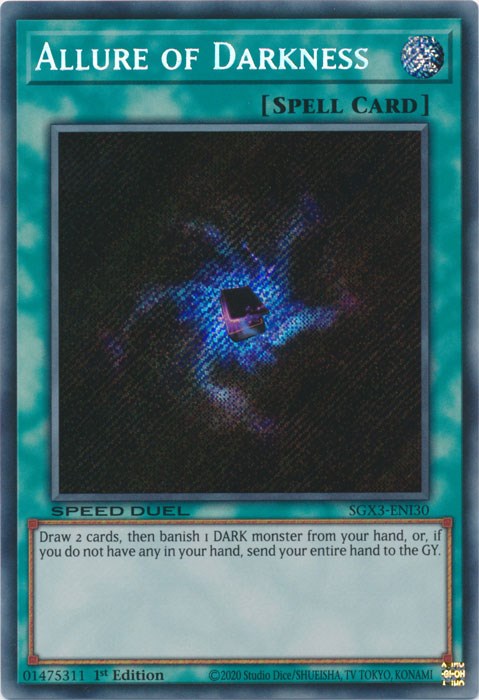 Allure of Darkness [SGX3-ENI30] Secret Rare | Card Merchant Takapuna