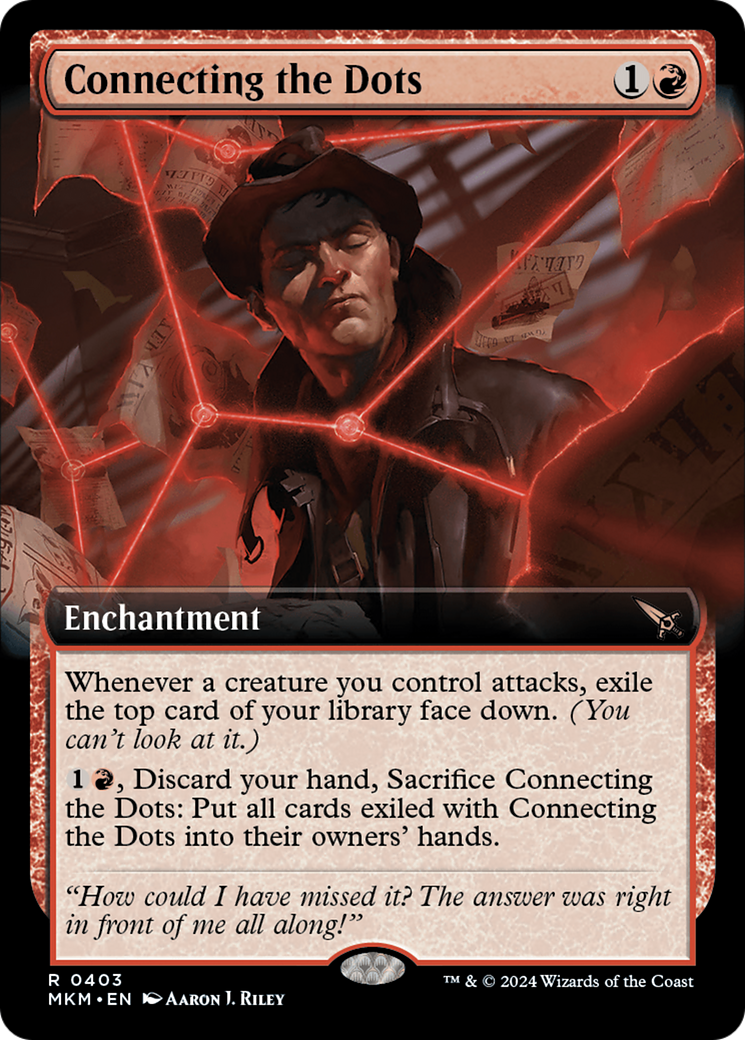 Connecting the Dots (Extended Art) [Murders at Karlov Manor] | Card Merchant Takapuna