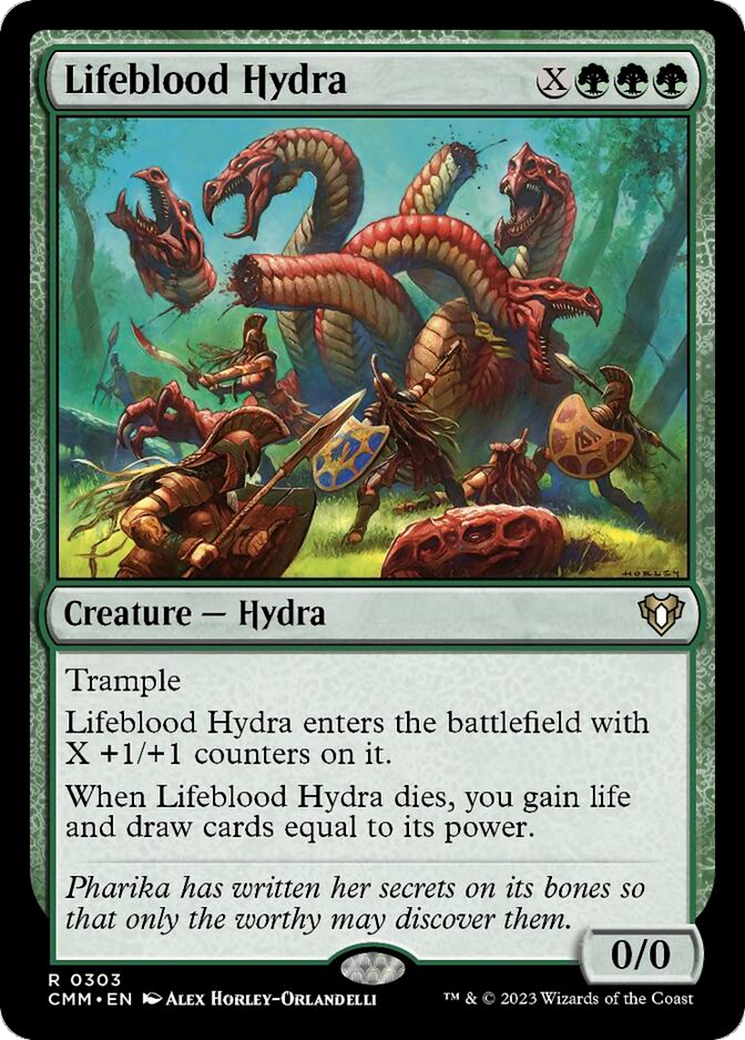 Lifeblood Hydra [Commander Masters] | Card Merchant Takapuna