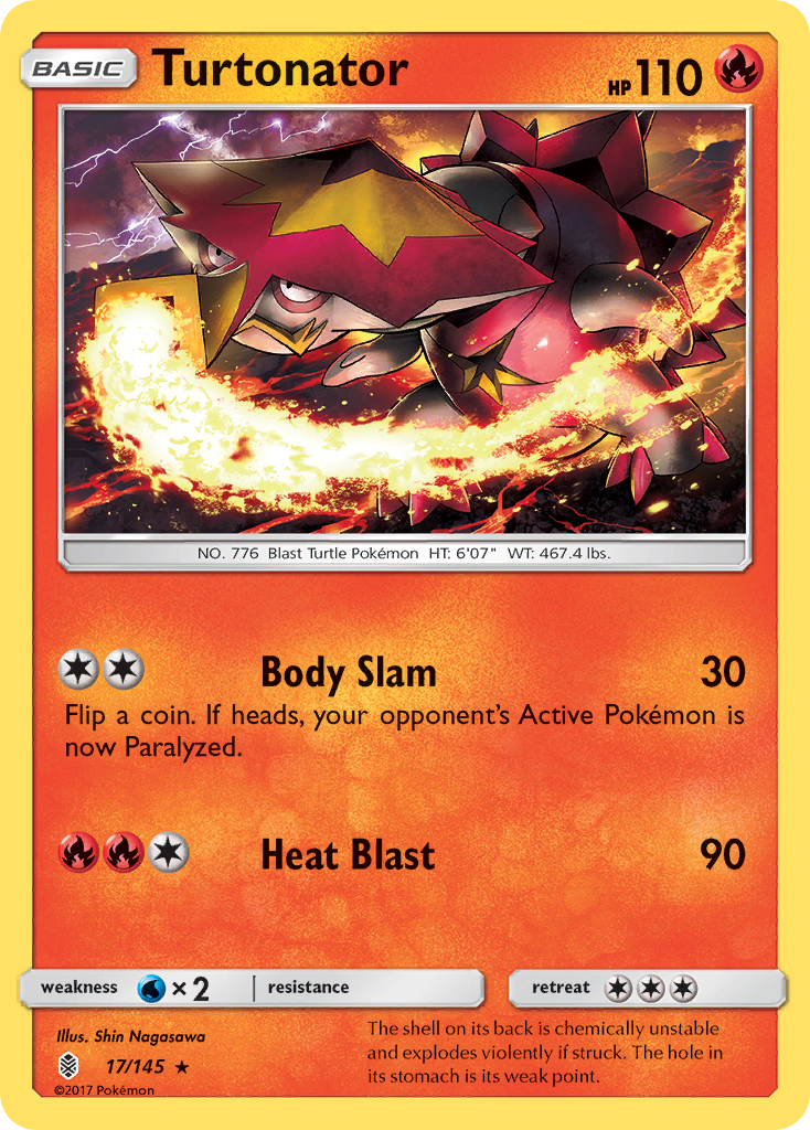 Turtonator (17/145) [Sun & Moon: Guardians Rising] | Card Merchant Takapuna