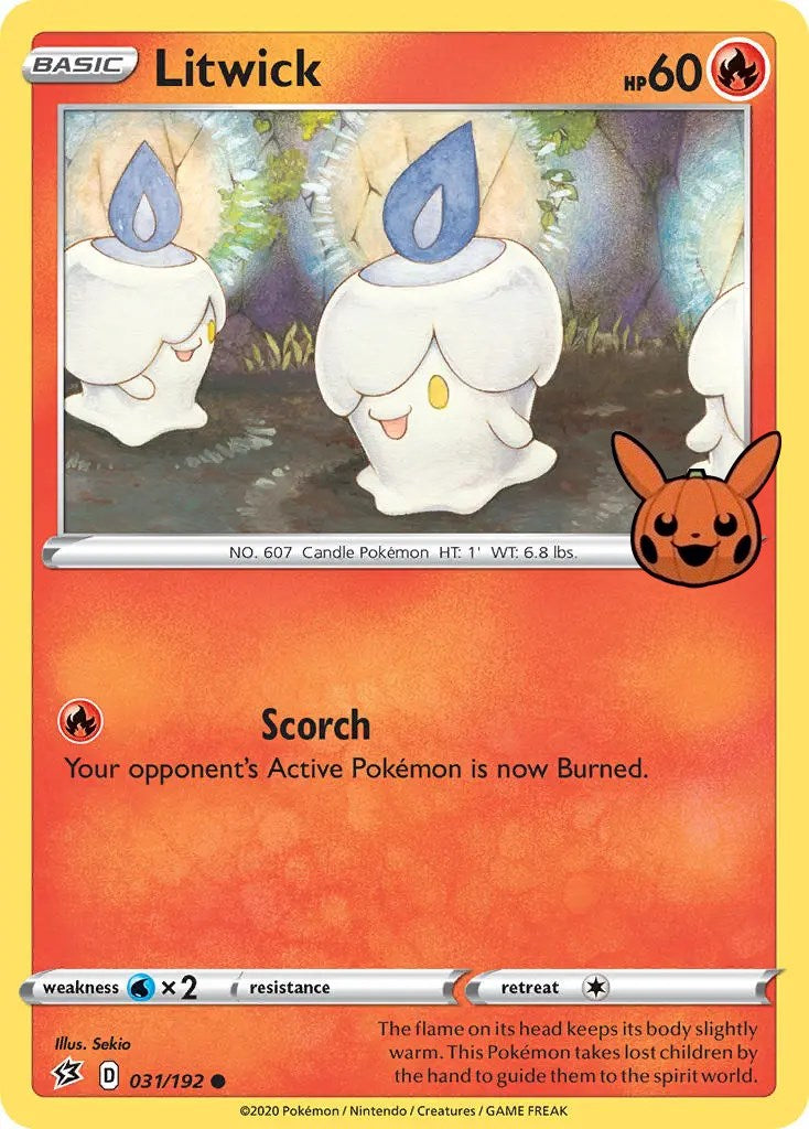 Litwick (031/192) [Trick or Trade] | Card Merchant Takapuna