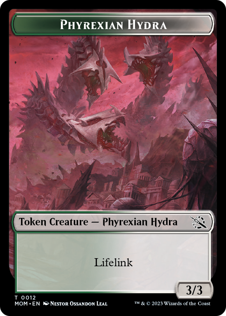 Phyrexian Hydra Token (12) [March of the Machine Tokens] | Card Merchant Takapuna