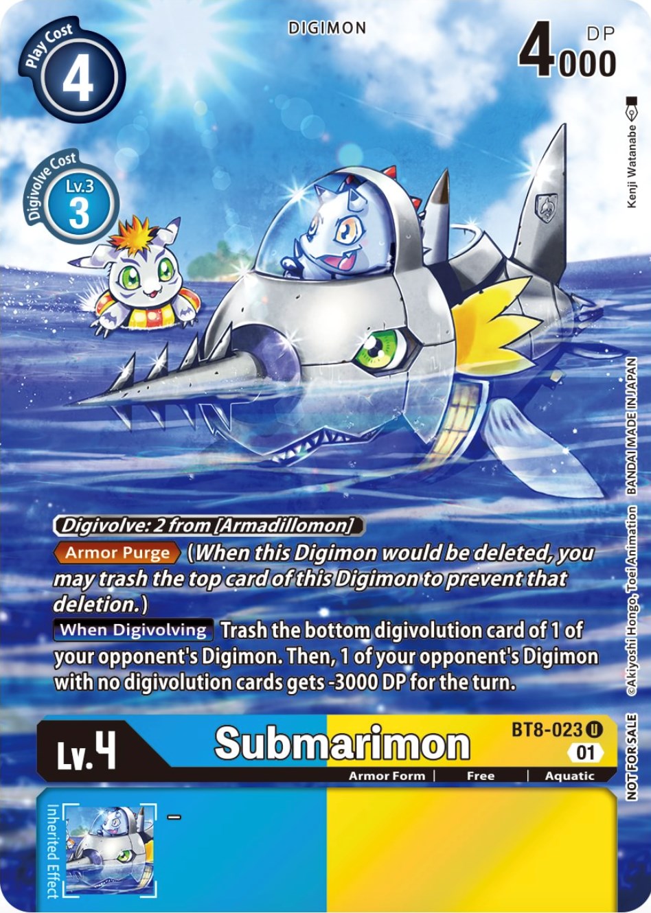 Submarimon [BT8-023] (Official Tournament Pack Vol.9) [New Awakening Promos] | Card Merchant Takapuna