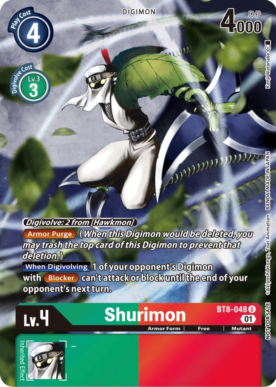 Shurimon [BT8-048] (Official Tournament Pack Vol.9) [New Awakening Promos] | Card Merchant Takapuna