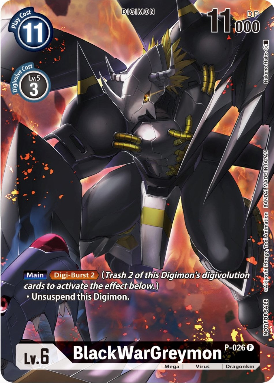 BlackWarGreymon [P-026] (Winner Pack Across Time) [Promotional Cards] | Card Merchant Takapuna