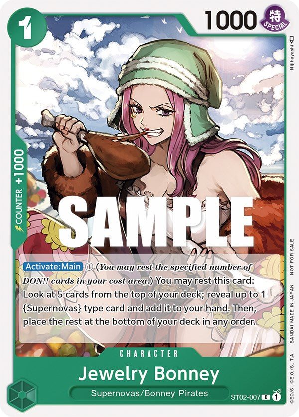 Jewelry Bonney (Tournament Pack Vol. 3) [Participant] [One Piece Promotion Cards] | Card Merchant Takapuna