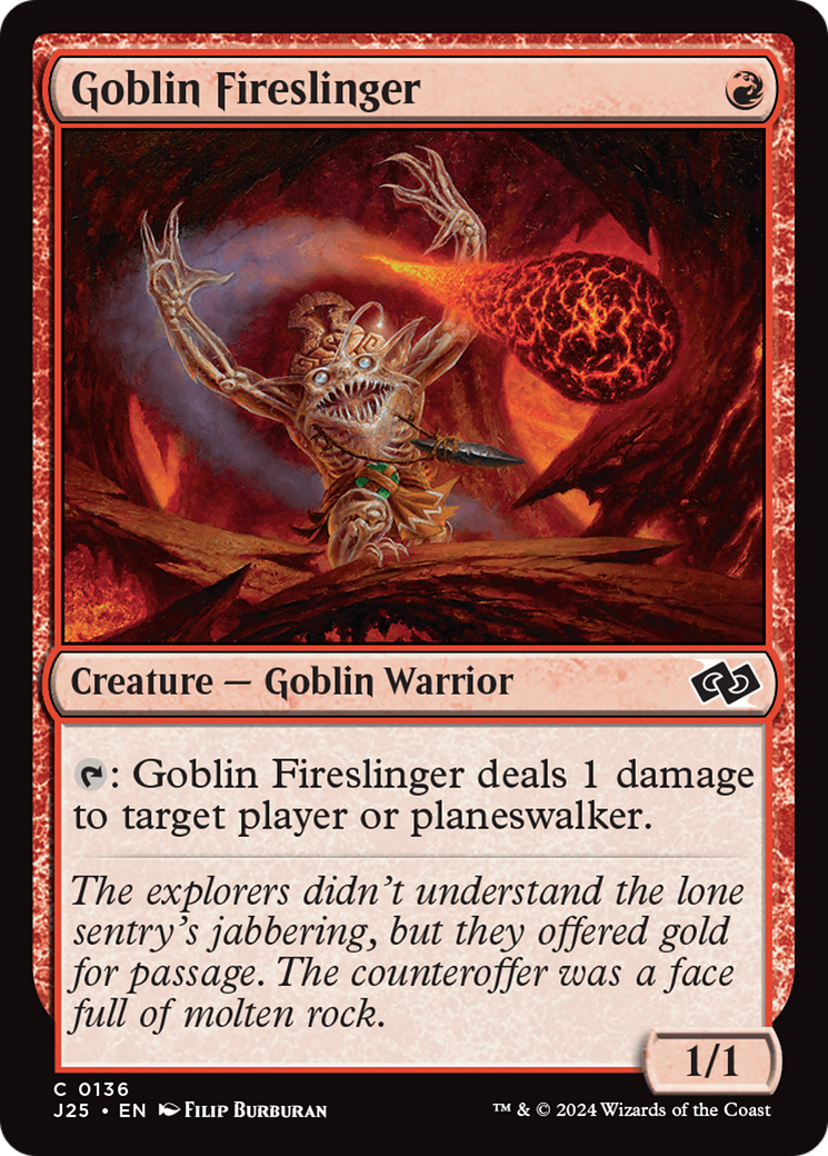 Goblin Fireslinger [Foundations Jumpstart] | Card Merchant Takapuna