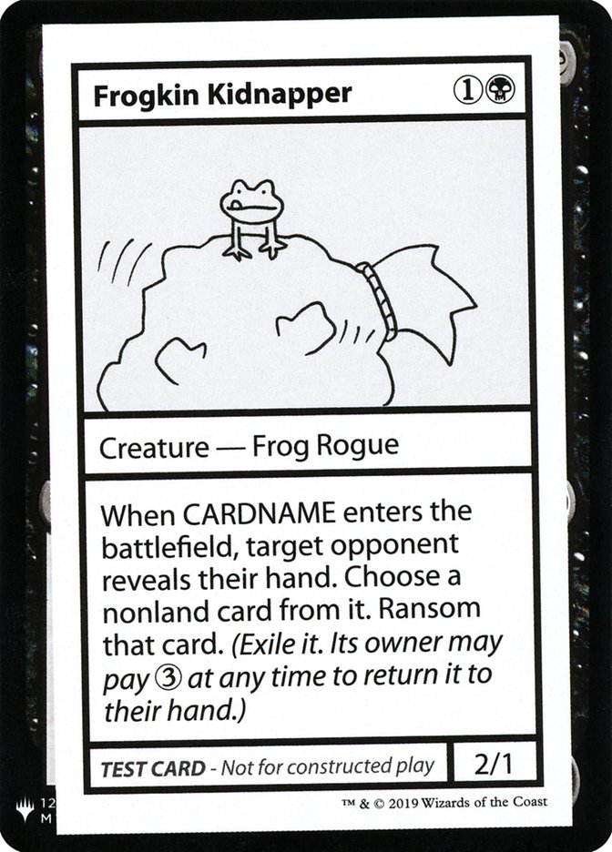 Frogkin Kidnapper [Mystery Booster Playtest Cards] | Card Merchant Takapuna