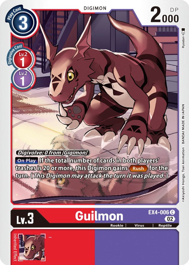 Guilmon [EX4-006] [Alternative Being Booster] | Card Merchant Takapuna