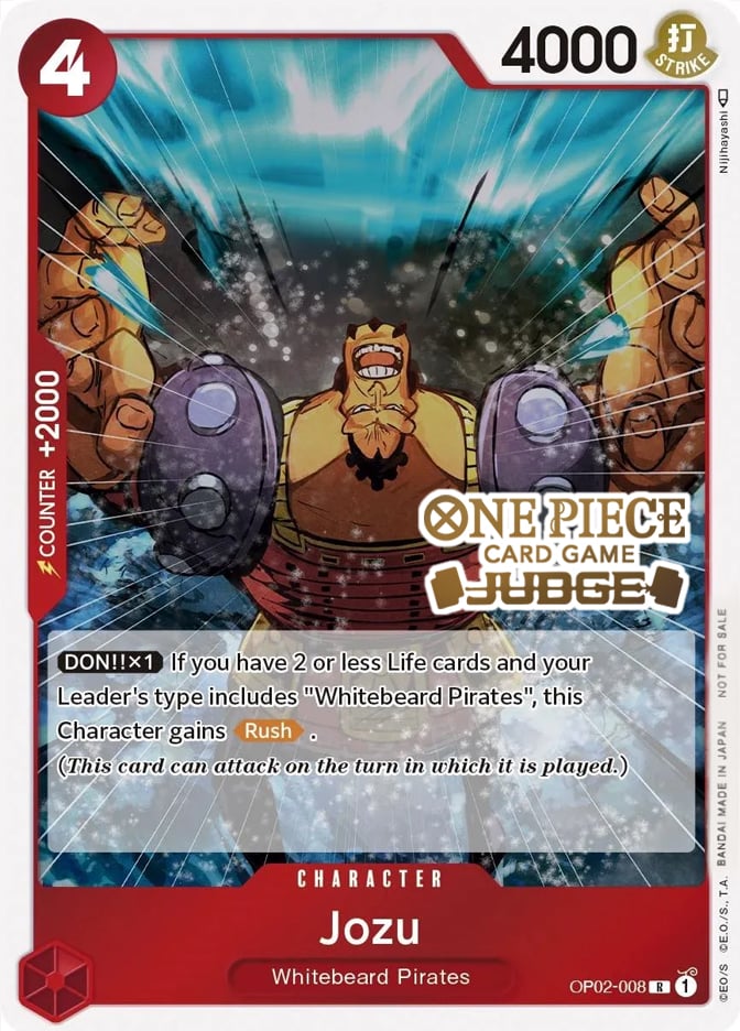 Jozu (Judge) [One Piece Promotion Cards] | Card Merchant Takapuna