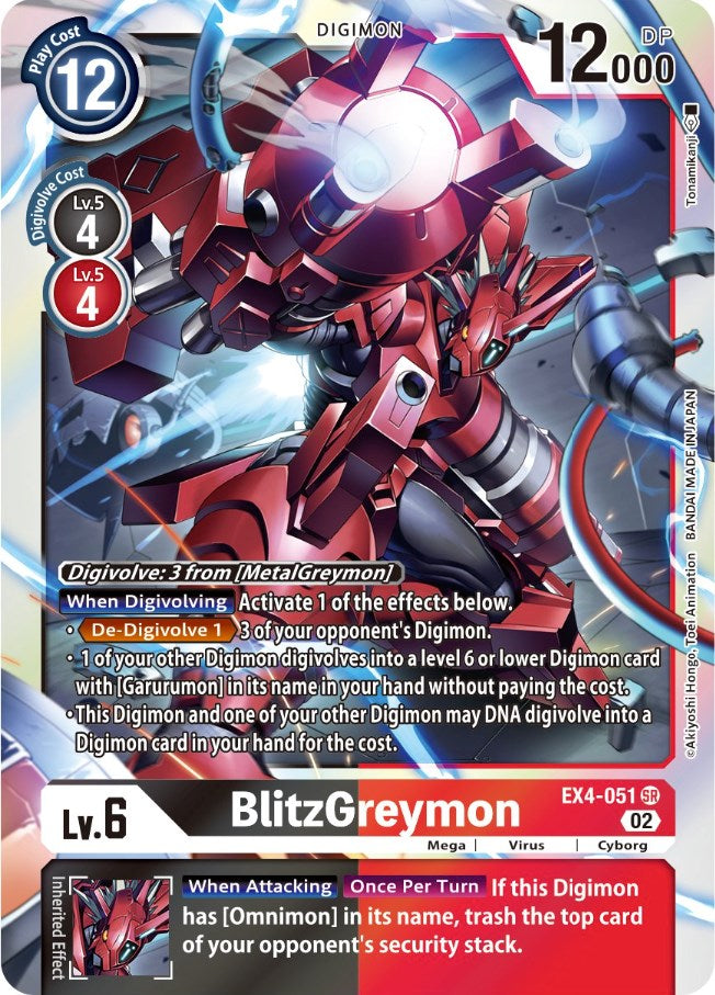 BlitzGreymon [EX4-051] [Alternative Being Booster] | Card Merchant Takapuna