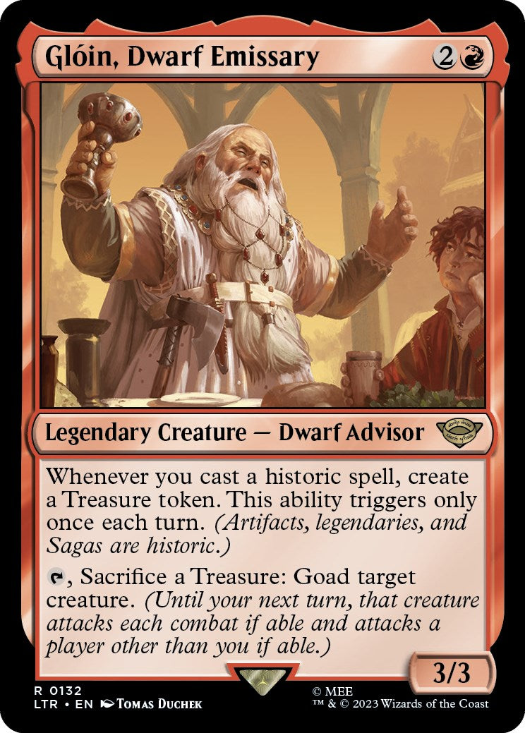 Gloin, Dwarf Emissary [The Lord of the Rings: Tales of Middle-Earth] | Card Merchant Takapuna