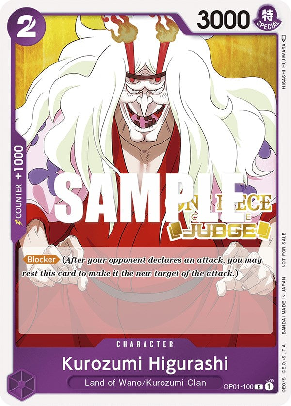 Kurozumi Higurashi (Judge) [One Piece Promotion Cards] | Card Merchant Takapuna