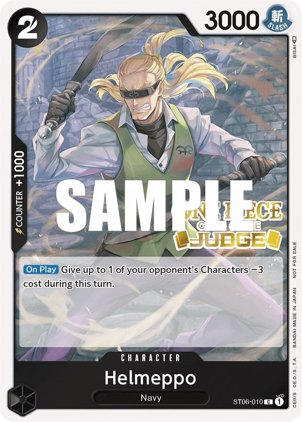 Helmeppo (Judge) [One Piece Promotion Cards] | Card Merchant Takapuna