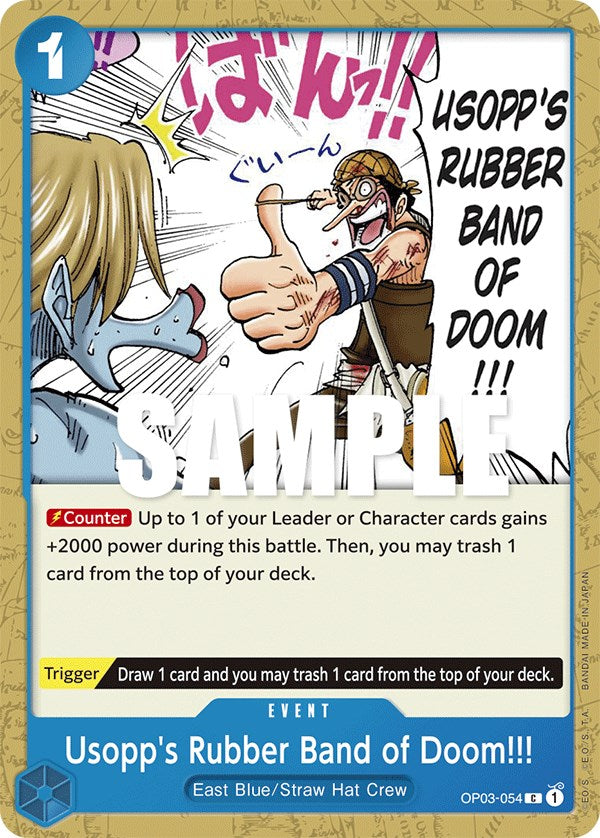 Usopp's Rubber Band of Doom!!! [Pillars of Strength] | Card Merchant Takapuna