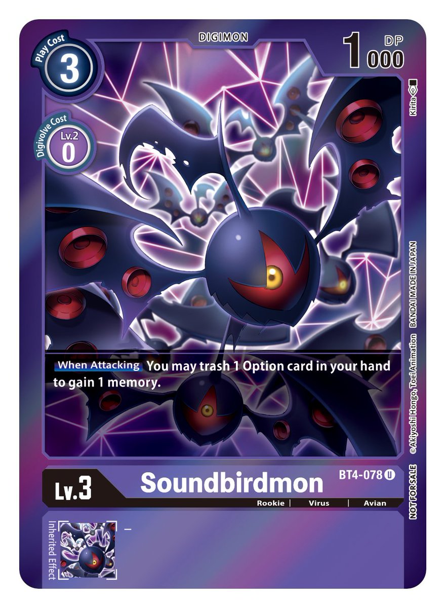 Soundbirdmon [BT4-078] (Event Pack 2) [Great Legend] | Card Merchant Takapuna