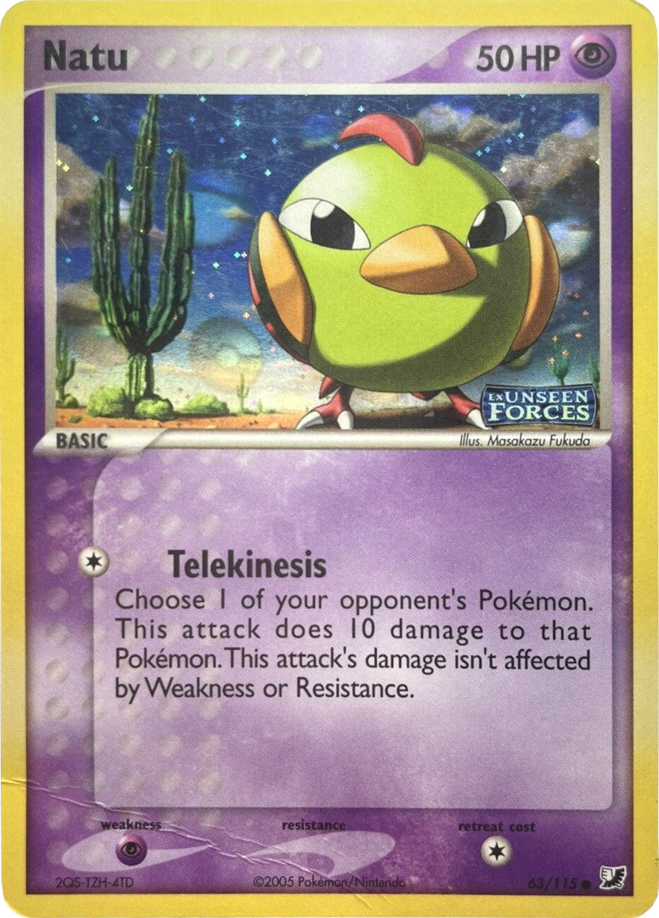 Natu (63/115) (Stamped) [EX: Unseen Forces] | Card Merchant Takapuna