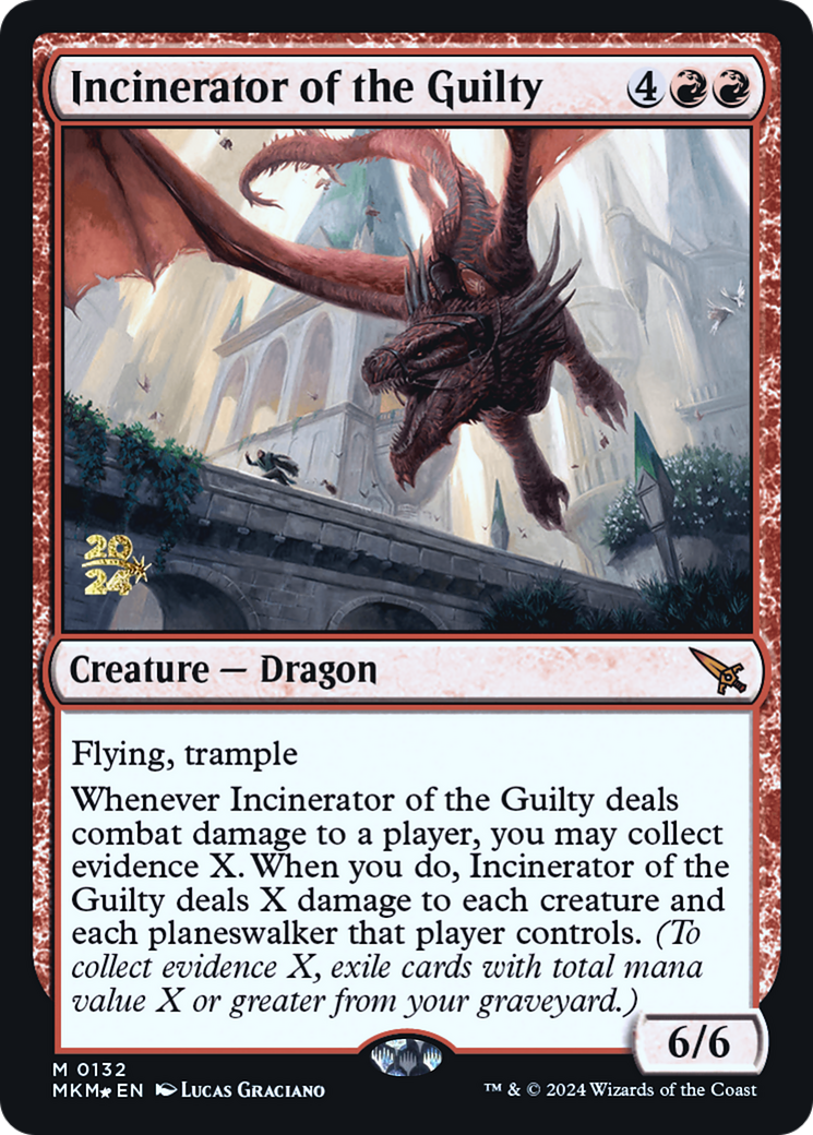 Incinerator of the Guilty [Murders at Karlov Manor Prerelease Promos] | Card Merchant Takapuna