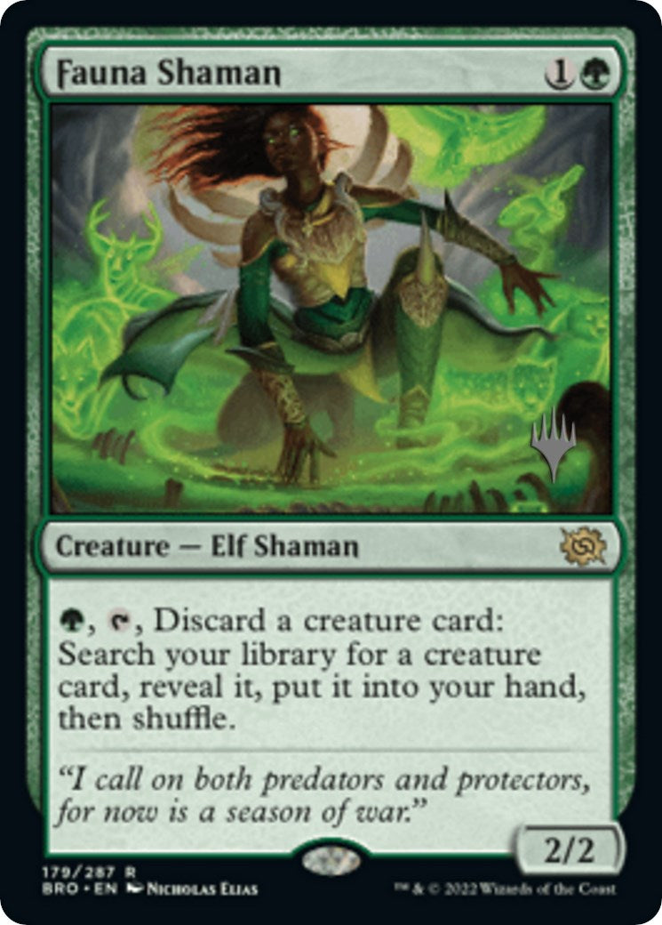 Fauna Shaman (Promo Pack) [The Brothers' War Promos] | Card Merchant Takapuna