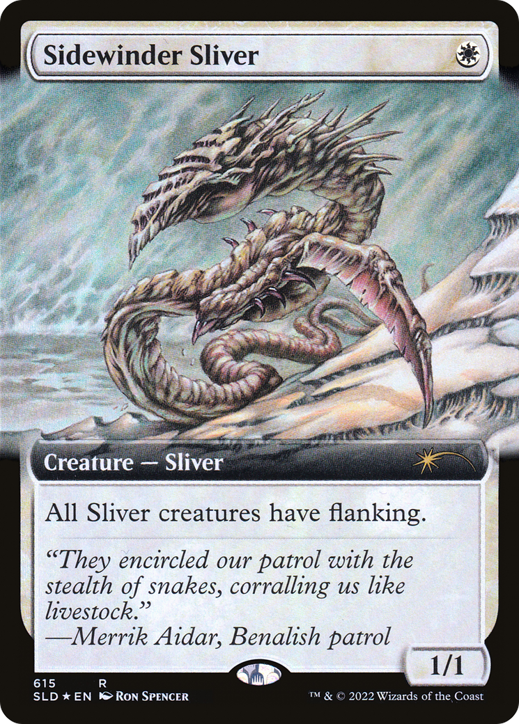 Sidewinder Sliver (Extended Art) [Secret Lair Drop Promos] | Card Merchant Takapuna