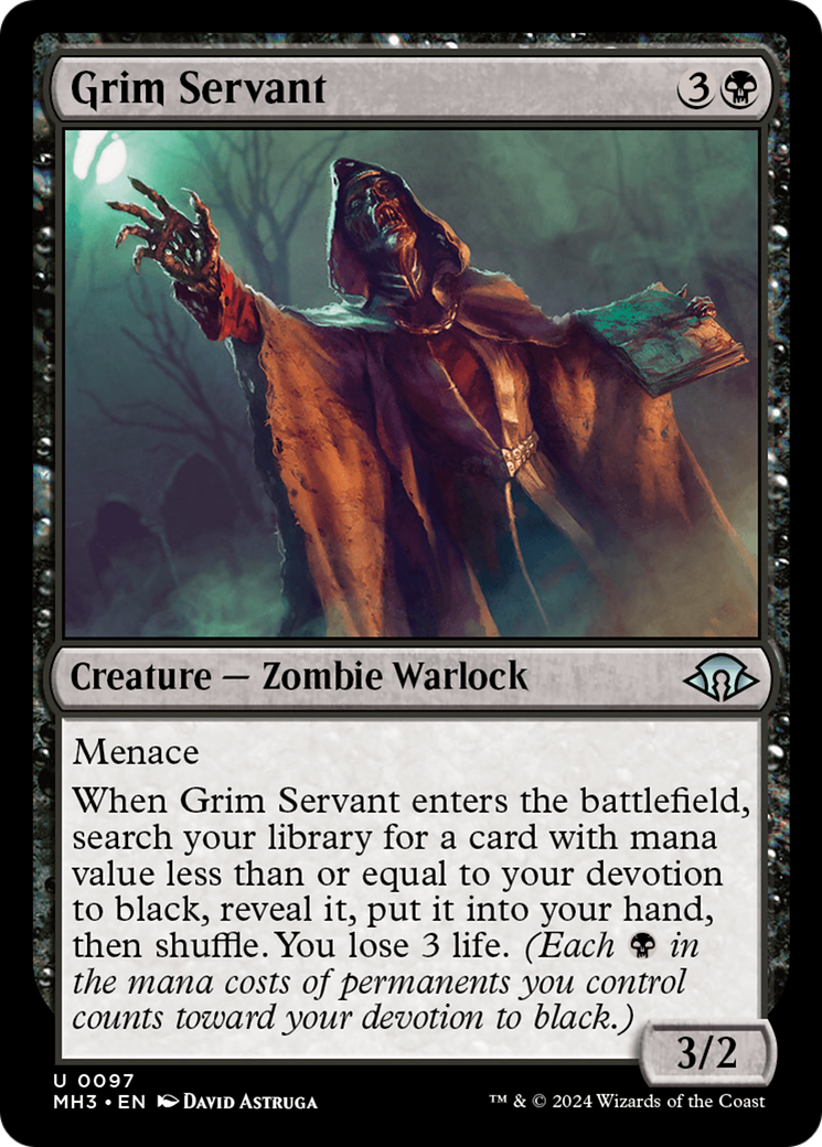 Grim Servant [Modern Horizons 3] | Card Merchant Takapuna