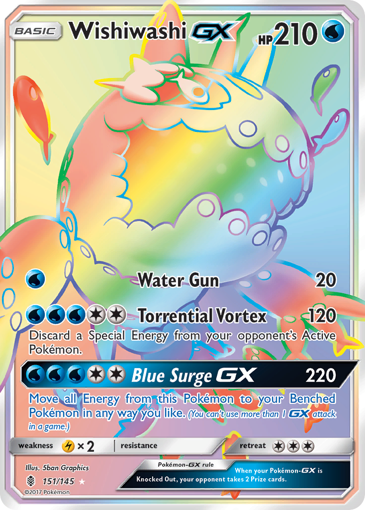 Wishiwashi GX (151/145) [Sun & Moon: Guardians Rising] | Card Merchant Takapuna