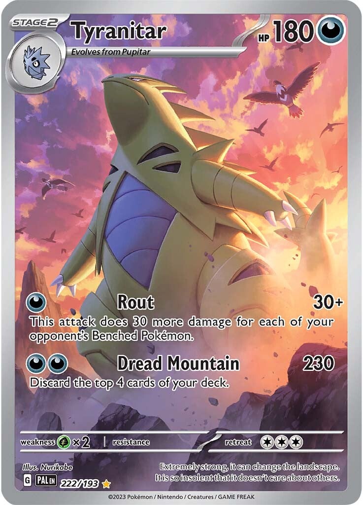 Tyranitar (222/193) [Scarlet & Violet: Paldea Evolved] | Card Merchant Takapuna