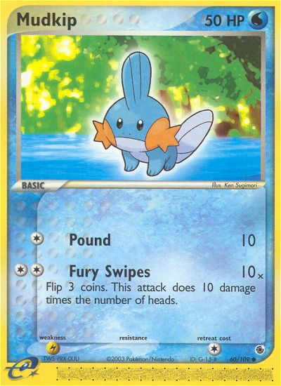 Mudkip (60/109) [EX: Ruby & Sapphire] | Card Merchant Takapuna